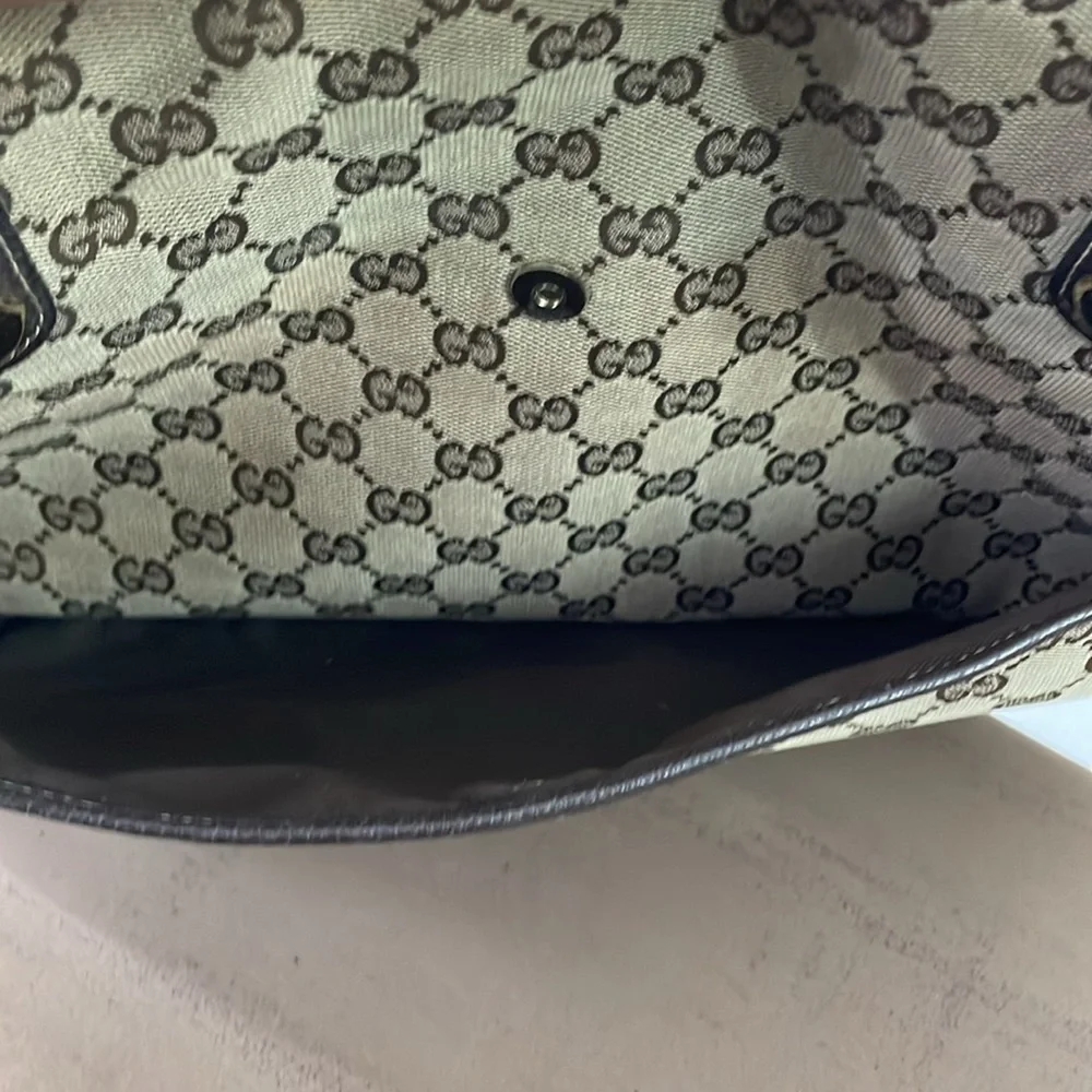 Vintage Gucci Monogram Handbag - Picture 14 of 16